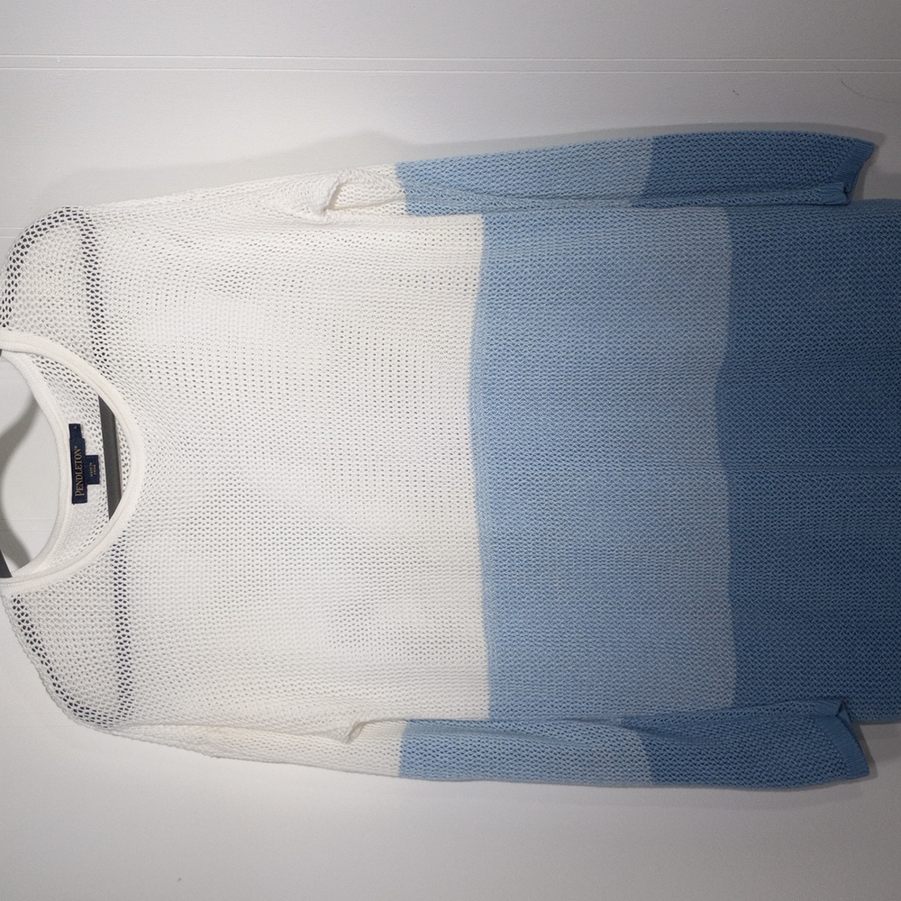 Pendleton Knit Lightweight Tunic Longsleeve Pullo… - image 2